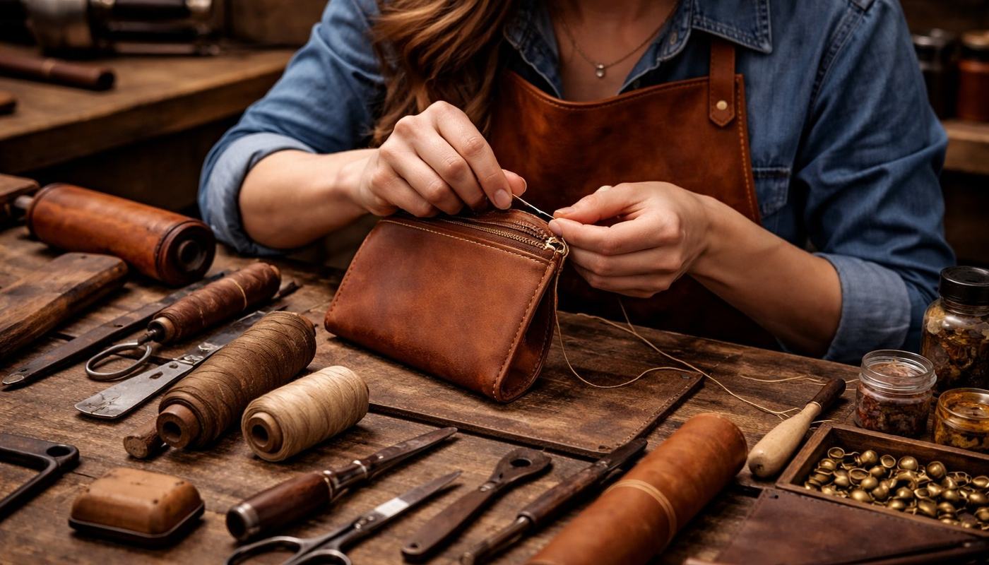 راهنمای کامل شناخت چرم دست‌دوز و تفاوت آن با چرم صنعتی